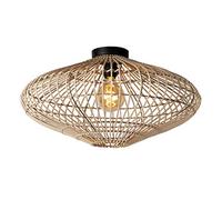 Lucide MAGALI - Plafonnier - Ø 56 cm - 1xE27 - Bois clair