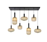 LUCIDE MALOTO - Suspension - 7xE27 - Ambre