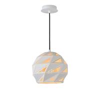 LUCIDE MALUNGA - Suspension - Ø 25 cm - 1xE27 - Blanc