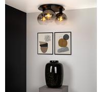 Lucide MARIUS Plafonnier à 3 sources lumineuses, E27, 74114/03/30,