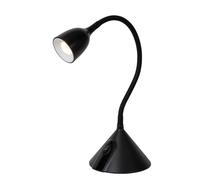 LUCIDE MILO - Lampe de bureau - Ø 12,8 cm - LED - 1x3,2W 3000K - Noir
