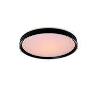 LUCIDE NURIA - Plafonnier - Ø 30 cm - LED 3 StepDim - 1x18W 2700K - Noir