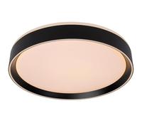 LUCIDE NURIA - Plafonnier - Ø 40 cm - LED 3 StepDim - 1x24W 2700K - Noir
