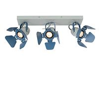 Lucide PICTO - Spot plafond Chambres d'enfant - 3xGU10 - Bleu