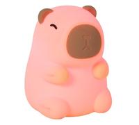 LUCIDE PINCHA CAPYBARA - Lampe de table rechargeable pour chambre d'enfant - Batterie - LED 3 StepDim - 1 x 0,5 W 2100 K - Beige - Essential