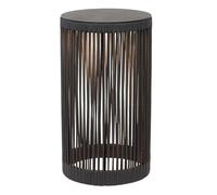 LUCIDE PINGI Lampadaire rechargeable pour intérieur/extérieur - Batterie - Diamètre 33,5 cm - LED 3 niveaux - 3 W 3000 K - IP44 - Noir - Diamètre : 33,5 cm