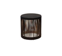 LUCIDE PINGI Lampadaire rechargeable pour intérieur/extérieur - Batterie - Diamètre 33,5 cm - LED 3 niveaux - 3 W 3000 K - IP44 - Noir - Diamètre : 33,5 cm