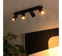 Lucide PUNCH Projecteur, GU10, 4 sources lumineuses, 13958/04/30,