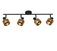 LUCIDE RAFA - Spot plafond - 4xE14 - Noir