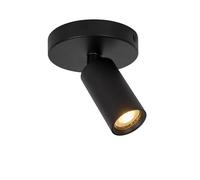 LUCIDE RITMO - Spot plafond - Ø 10 cm - 1xGU10 (MR11) - Noir