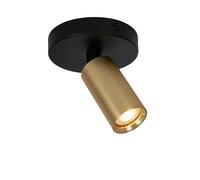 LUCIDE RITMO - Spot plafond - Ø 10 cm - 1xGU10 (MR11) - Or Mat/Laiton