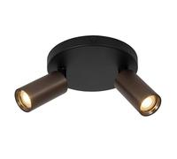 LUCIDE RITMO - Spot plafond - Ø 15 cm - 2xGU10 (MR11) - Café