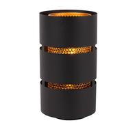 LUCIDE ROSAS - Lampe de table - Ø 16 cm - 1xE27 - Noir