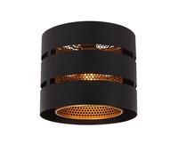 LUCIDE ROSAS - Plafonnier - Ø 26 cm - 1xE27 - Noir