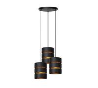 LUCIDE ROSAS - Suspension - Ø 43 cm - 3xE27 - Noir