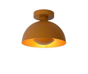 LUCIDE SIEMON - Plafonnier - Ø 25 cm - 1xE27 - Jaune Ocre
