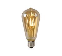 LUCIDE ST64 - Ampoule filament - Ø 6,4 cm - LED Dim. - E27-1x5W 2700K - Ambre