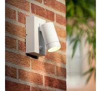 LUCIDE TAYLOR - Spot mural/Applique mural Intérieur/Extérieur - 1xGU10 - IP54 - Détecteur De Mouvement - Blanc
