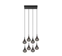 LUCIDE TEARS - Suspension - LED Dim. - G4-8x1,5W 3000K - Noir