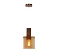 LUCIDE TOLEDO - Suspension - Ø 20 cm - 1xE27 - Ambre