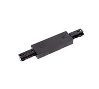 Lucide TRACK Alimentation - Système de rail monophasé/Éclairage sur rail - Double - Noir (Extension)