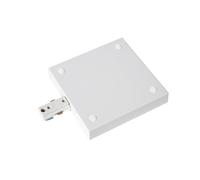 Lucide TRACK Alimentation - Système de rail monophasé/Éclairage sur rail - Simple/Double - Blanc(Extension)