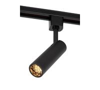 Lucide TRACK GRADO Spot sur rail - Système de rail monophasé/Éclairage sur rail - 1xGU10(MR11) - Noir (Extension)