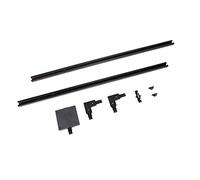 Lucide TRACK Kit de démarrage - Système de rail monophasé/Éclairage sur rail - 2 mètres - Noir