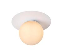 LUCIDE TRICIA - Plafonnier - Ø 25 cm - 1xE27 - Blanc