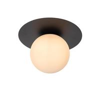 LUCIDE TRICIA - Plafonnier - Ø 25 cm - 1xE27 - Noir
