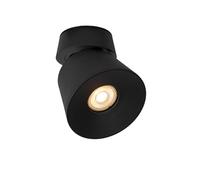 LUCIDE TRIGONO - Spot plafond - Ø 10,5 cm - 1xGU10 - Noir