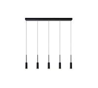 LUCIDE TUBULE - Suspension - LED - 5x7W 2700K - Noir