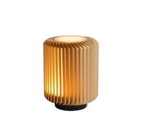 LUCIDE TURBIN - Lampe de table - Ø 10,6 cm - LED - 1x5W 3000K - Or Mat/Laiton