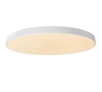 LUCIDE UNAR - Plafonnier - Ø 80 cm - LED 3 StepDim - 1x80W 2700K - Blanc