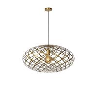 LUCIDE WOLFRAM - Suspension - Ø 65 cm - 1xE27 - Or Mat/Laiton