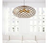 Lucide WOLFRAM Suspension ovale à 3 sources lumineuses, E27, 21417/99/02,