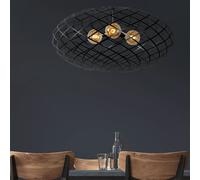Lucide WOLFRAM Suspension ovale à 3 sources lumineuses, E27, 21417/99/30,