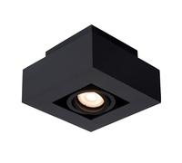 LUCIDE XIRAX - Spot plafond - LED Dim to warm - GU10-1x5W 2200K/3000K - Noir