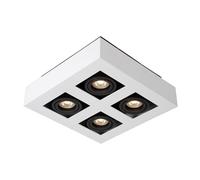 LUCIDE XIRAX - Spot plafond - LED Dim to warm - GU10-4x5W 2200K/3000K - Blanc