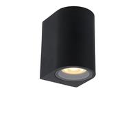 LUCIDE ZARO - Spot mural/Applique mural Intérieur/Extérieur - 1xGU10 (MR16) - IP44 - Noir