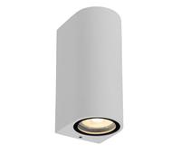 LUCIDE ZARO - Spot mural/Applique mural Intérieur/Extérieur - 2xGU10 - IP65 - Blanc