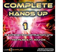 Lucidsamples Drum Kit Pack- Complete Hands Up Vol. 1, 442 WAV & AIFF Samples pour la Production Musicale
