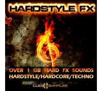 Lucidsamples Techno Drum Sample Pack- Hardstyle FX, 1200 WAV & AIFF Samples pour la Production Musicale