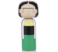 Lucie Kaas Sketch Inc. SI01FRL Frida Figurine en Bois Schima Peinte à la Main 21,5 cm
