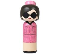 Lucie Kaas Sketch Inc. SI01JA Jackie Figurine en Bois de Schima Peint à la Main 14,5 cm