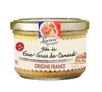 Bloc de Foie gras de canard origine France Lucien Georgelin le bocal de 80g