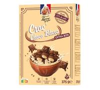 Lucien Georgelin - Céréales Croc choc blanc fourrées à la pâte à tartiner chocolat blanc SANS HUILE DE PALME - l'étui de 375g