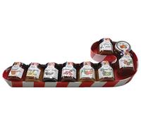 Lucien Georgelin - Coffret cadeau de Noël Canne à sucre 404g - Assortiment de mini confitures