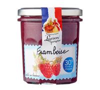 Lucien Georgelin Confiture Gourmande et Légère Framboise 320g - Pack de 6