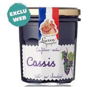 Lucien Georgelin Confiture extra Cassis d'Ile de France le bocal de 350g Médaillée d'or au Concours Général Agricole de Paris 2024